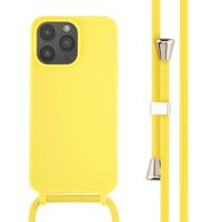 imoshion Coque en silicone avec cordon Apple iPhone 14 Pro Max - Jaune