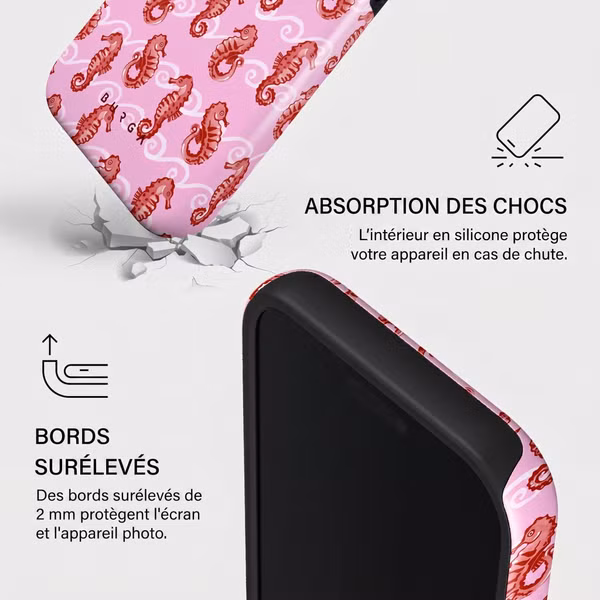 Burga Coque Tough MagSafe Apple iPhone 17 Pro Max - Coral Reef