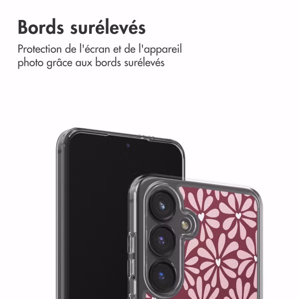 imoshion Coque Design Samsung Galaxy S24 FE - Bloom Love Blush