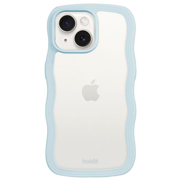 Holdit Coque Wavy iPhone 15 / 14 / 13 - Mineral Blue