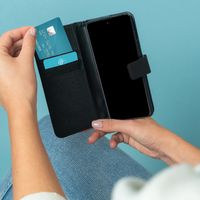 imoshion Étui de téléphone portefeuille Canvas Luxe Galaxy S7 - Noir