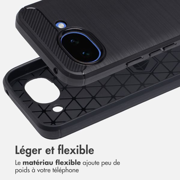 imoshion Coque Brushed Google Pixel 10a - Noir