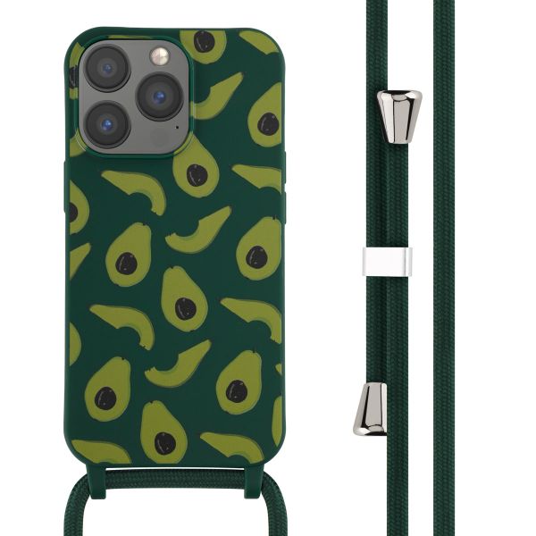 imoshion Coque design en silicone avec cordon iPhone 13 Pro - Avocado Green