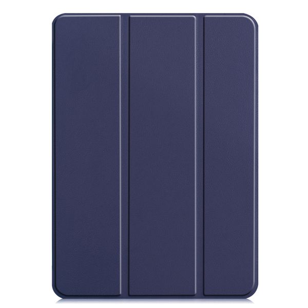 imoshion Coque tablette Trifold Apple iPad Pro 12.9 (2020) / iPad Pro 12.9 (2018) - Bleu foncé