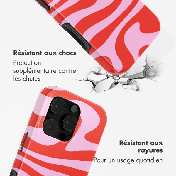 Selencia Coque arrière Vivid Apple iPhone 16 Pro - Dream Swirl Pink