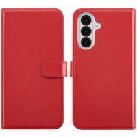 Selencia Étui de téléphone portefeuille en cuir véritable Samsung Galaxy A56 - Rouge