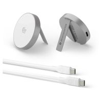 dbramante1928 Re-charge Wireless Magnetic Charger avec support 25W - Argent