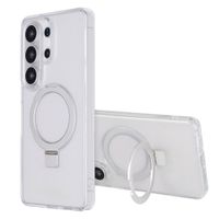 Accezz Coque Ring Stand avec MagSafe Samsung Galaxy S26 Ultra - Transparent
