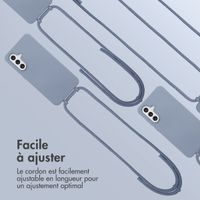 imoshion Coque de couleur avec cordon amovible Samsung Galaxy A36 / A56 - Ash Blue