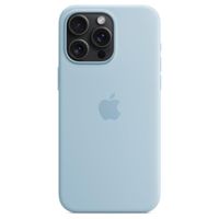Apple Coque en silicone MagSafe Apple iPhone 15 Pro Max - Light Blue
