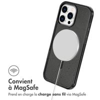imoshion Coque Pailletée avec MagSafe Apple iPhone 16 Pro Max - Glitter Noir