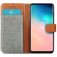 imoshion Étui de téléphone portefeuille Canvas Luxe Galaxy S10