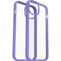 OtterBox Coque arrière React iPhone 14 Plus - Transparent / Violet