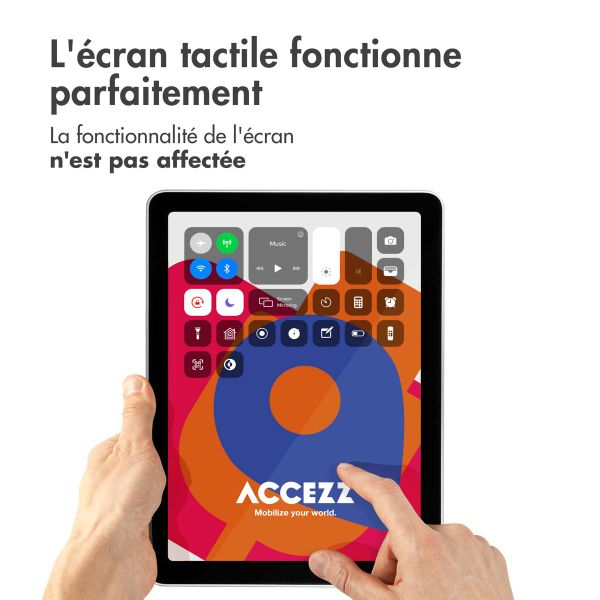 Accezz Protection d'écran en verre trempé avec applicateur iPad Pro 11 (2024) M4