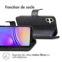 imoshion Étui de téléphone portefeuille Luxe Samsung Galaxy A05s - Noir