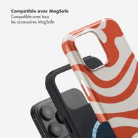 Selencia Coque arrière Vivid avec MagSafe Apple iPhone 16 Pro Max - Dream Swirl Orange