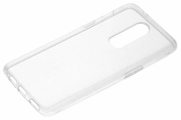 Coque silicone OnePlus 6 - Transparent