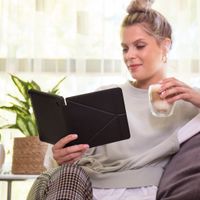 imoshion Étui de liseuse portefeuille Pliable Kobo Libra Colour - Noir