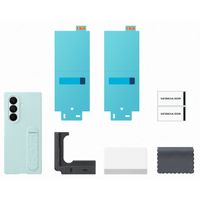 Samsung Coque en silicone avec support Samsung Galaxy Z Fold 7 - Mint