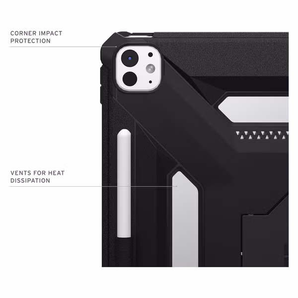 UAG Coque tablette Scout Apple iPad Pro 13 (2025) M5 / (2024) M4 - Black