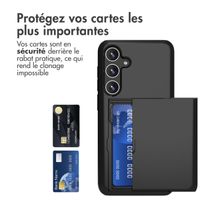 imoshion Coque arrière avec porte-cartes Samsung Galaxy S24 Plus - Noir