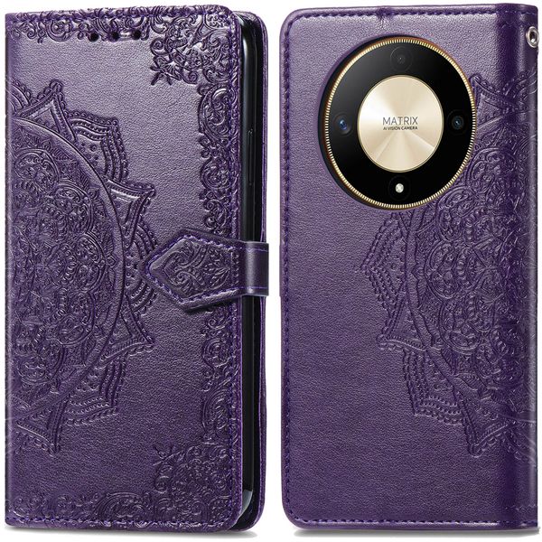 imoshion Etui de télephone Mandala Honor Magic 6 Lite - Violet