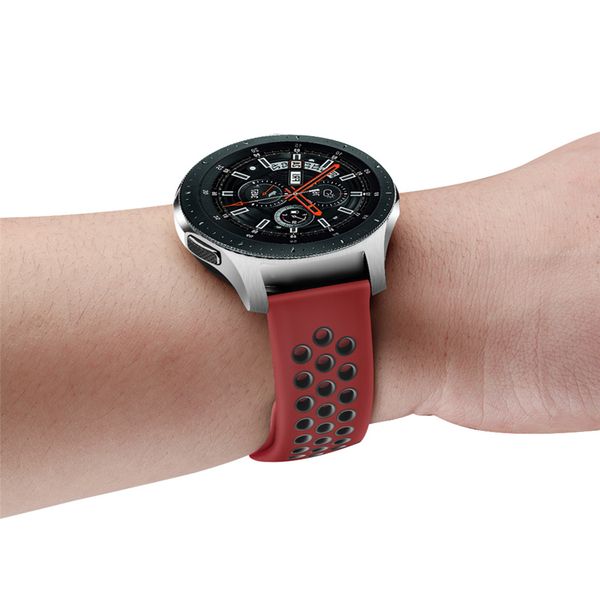 imoshion Bracelet sportif en silicone Watch 46/GearS3 Frontier/Watch3 45