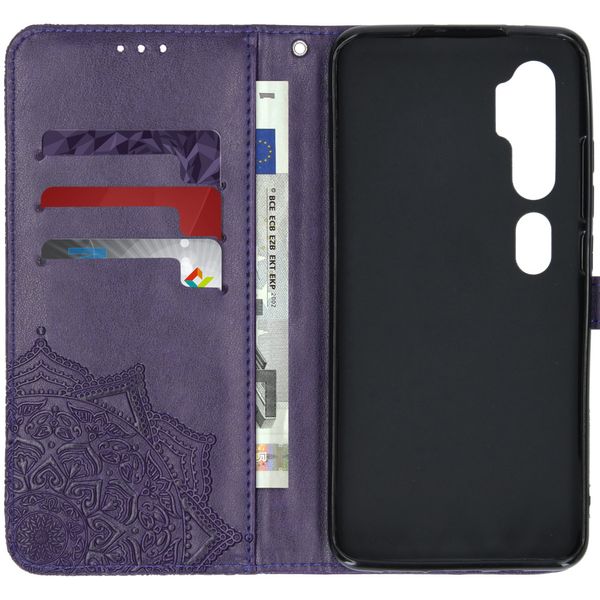 Etui de téléphone Mandala Xiaomi Mi Note 10 (Pro) - Violet