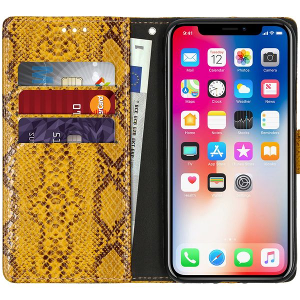 Etui de téléphone imprimé de serpent iPhone X / Xs