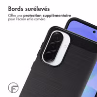 imoshion Coque Brushed Samsung Galaxy A37 (5G) - Noir