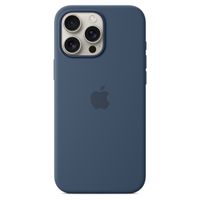 Apple Coque en silicone MagSafe iPhone 16 Pro Max - Denim