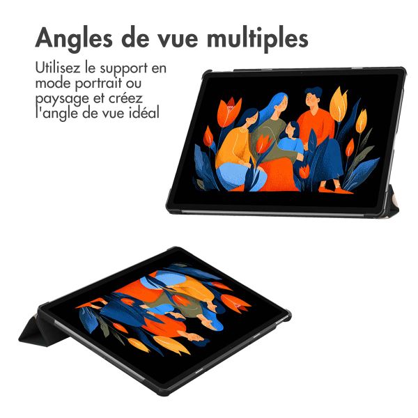imoshion Coque tablette Design Trifold Lenovo Idea Tab Plus - Leopard
