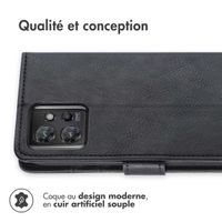 imoshion Étui de téléphone portefeuille Luxe Motorola ThinkPhone - Noir