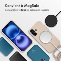 imoshion Coque de couleur avec cordon amovible MagSafe iPhone 16 - Nude