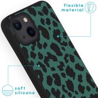 imoshion Coque Design iPhone 13 Mini - Léopard - Noir / Vert