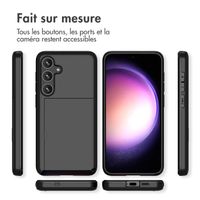 imoshion Coque arrière avec porte-cartes Samsung Galaxy S24 Plus - Noir