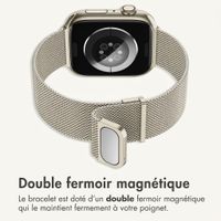 imoshion Bracelet magnétique milanais Apple Watch | 38/40/41/42 mm - Starlight