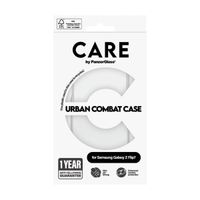 CARE by PanzerGlass Coque Urban Combat Samsung Galaxy Z Flip 7 - Transparent
