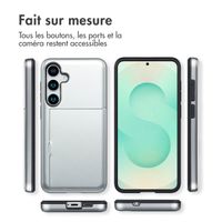 imoshion Coque arrière avec porte-cartes Samsung Galaxy S25 Plus - Gris