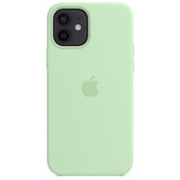 Apple Coque en silicone MagSafe Apple iPhone 12 (Pro) - Pistachio