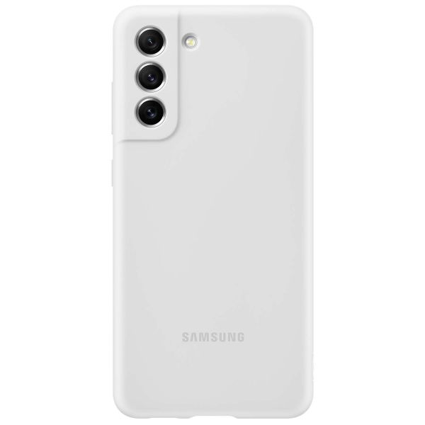 Samsung Original Coque en silicone Galaxy S21 FE - White