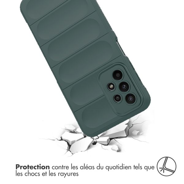 imoshion Coque arrière EasyGrip Samsung Galaxy A23 (5G) - Vert foncé