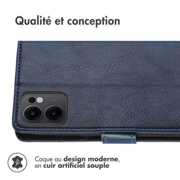 imoshion Étui de télephone portefeuille Oppo Reno 13 - Bleu foncé
