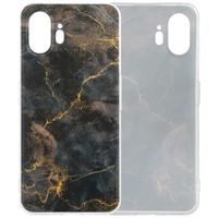 imoshion Coque Design Nothing Phone (2) - Black Marble