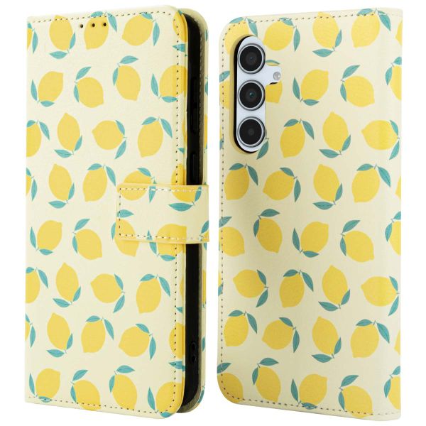 imoshion Étui de téléphone portefeuille Design Samsung Galaxy A35 - Citrus Dream