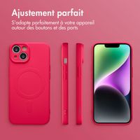 imoshion Coque Couleur avec MagSafe Apple iPhone 14 - Neon Pink