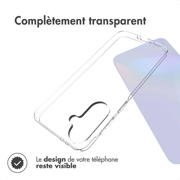 Accezz Coque Clear Samsung Galaxy A37 (5G) - Transparent
