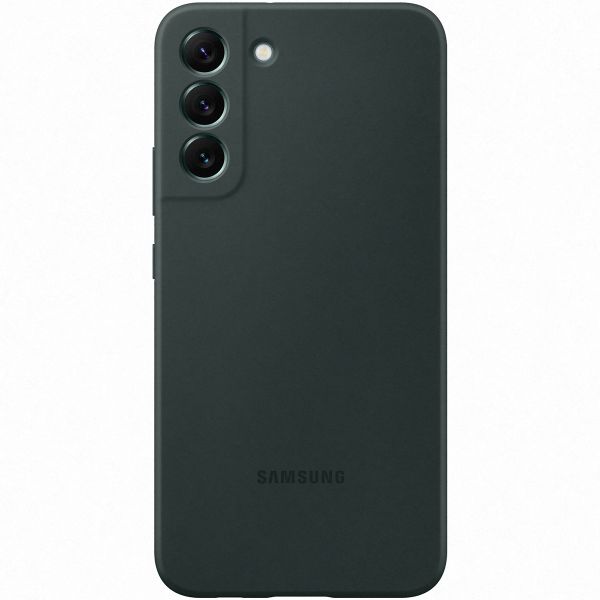 Samsung Original Coque en silicone Galaxy S22 Plus - Dark Green