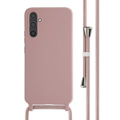imoshion Coque en silicone avec cordon Samsung Galaxy A34 (5G) - Sand Pink