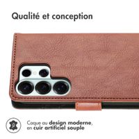 imoshion Étui de télephone portefeuille Samsung Galaxy S26 Ultra - Marron
